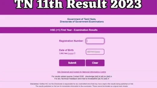 "dge tn gov in 11th result 2023"