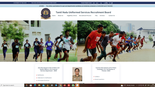 TN Police Constable Recruitment 2023 Apply Online, Last Date, Eligibility