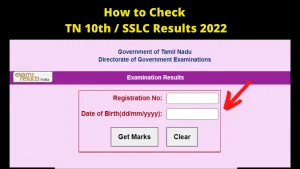 TN 10th Arrear Exam Result 2023 Link, Marksheet @tnresults.nic.in