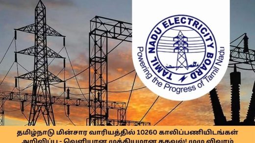 TN Electricity Board 10260 Job Vacancy 2024
